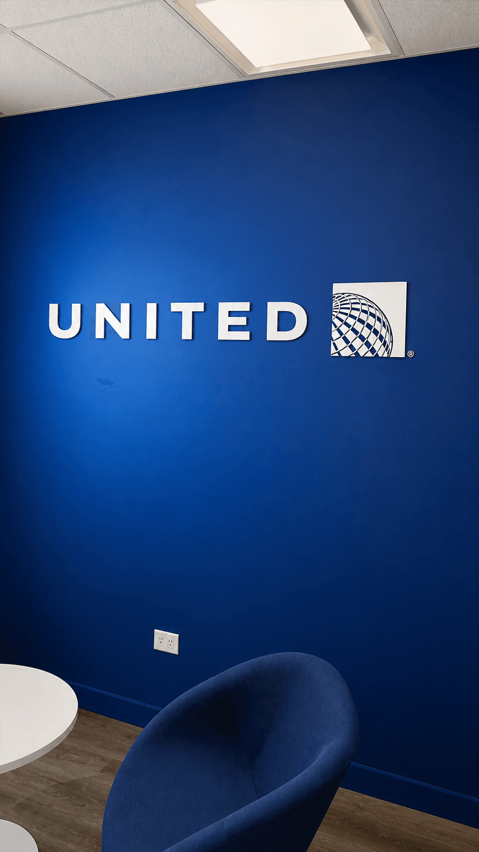 Remodelación de oficinas corporativas, United Airlines